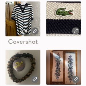 Lacoste Polo🐊 sz7=2X+Paracord bracelet+2🐲NOC🚗stickers